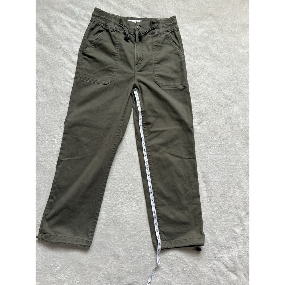 Celebrity Pink Y2K Style Cinch Waist And Ankle Parachute Pants  Sz S Olive Green